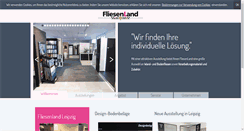 Desktop Screenshot of fliesenland-leipzig.de